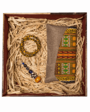 Kitenge Beige Gift Box