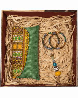 Kitenge Green Gift Box