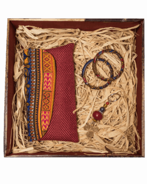 Kitenge Red Gift Box