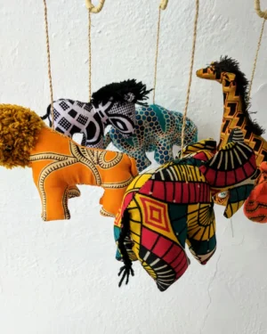 Kitenge Crib Mobile