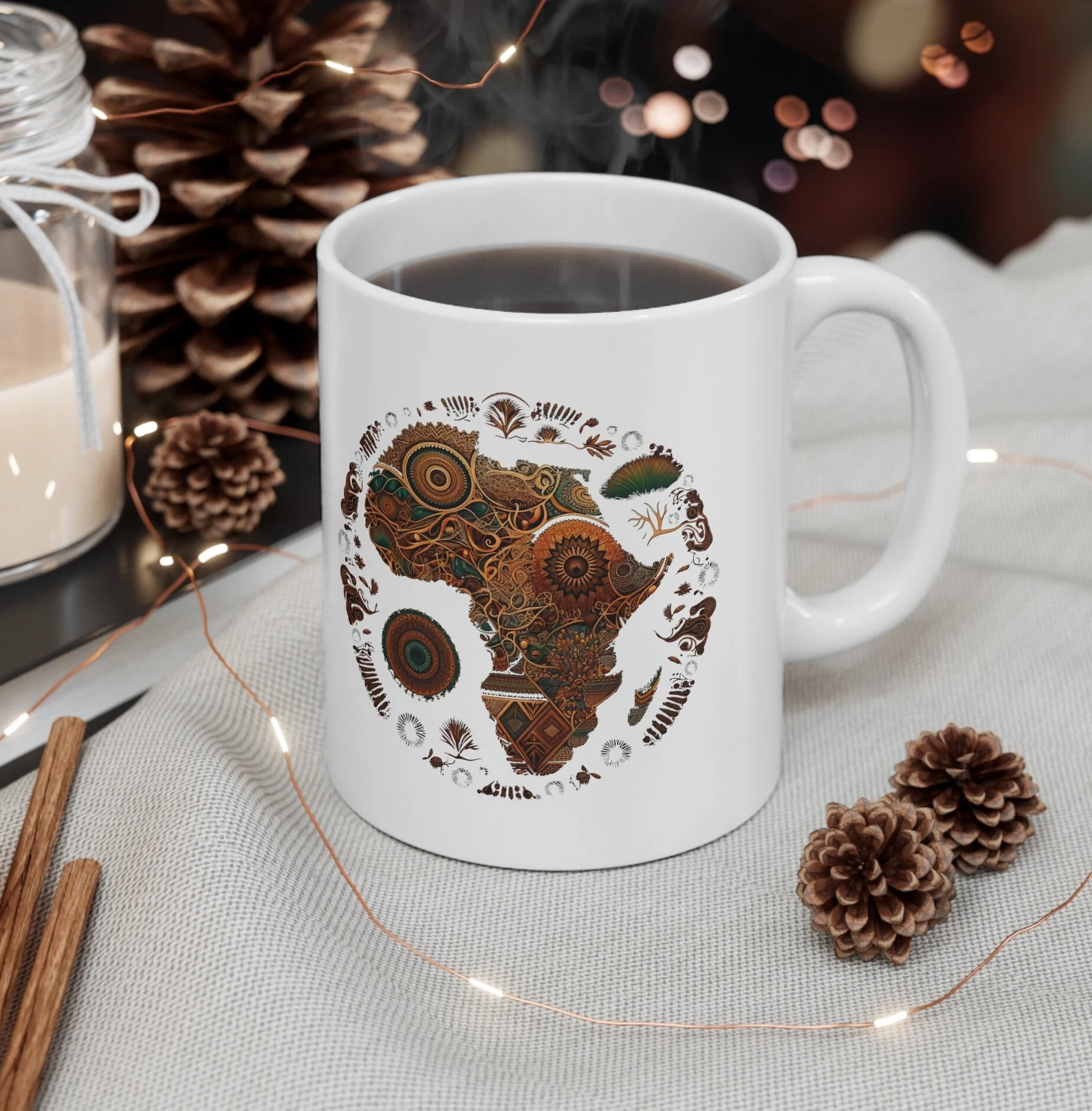african map mug