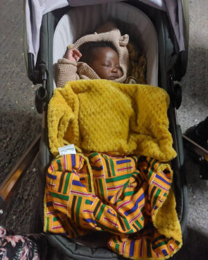 Ankara Baby Blanket