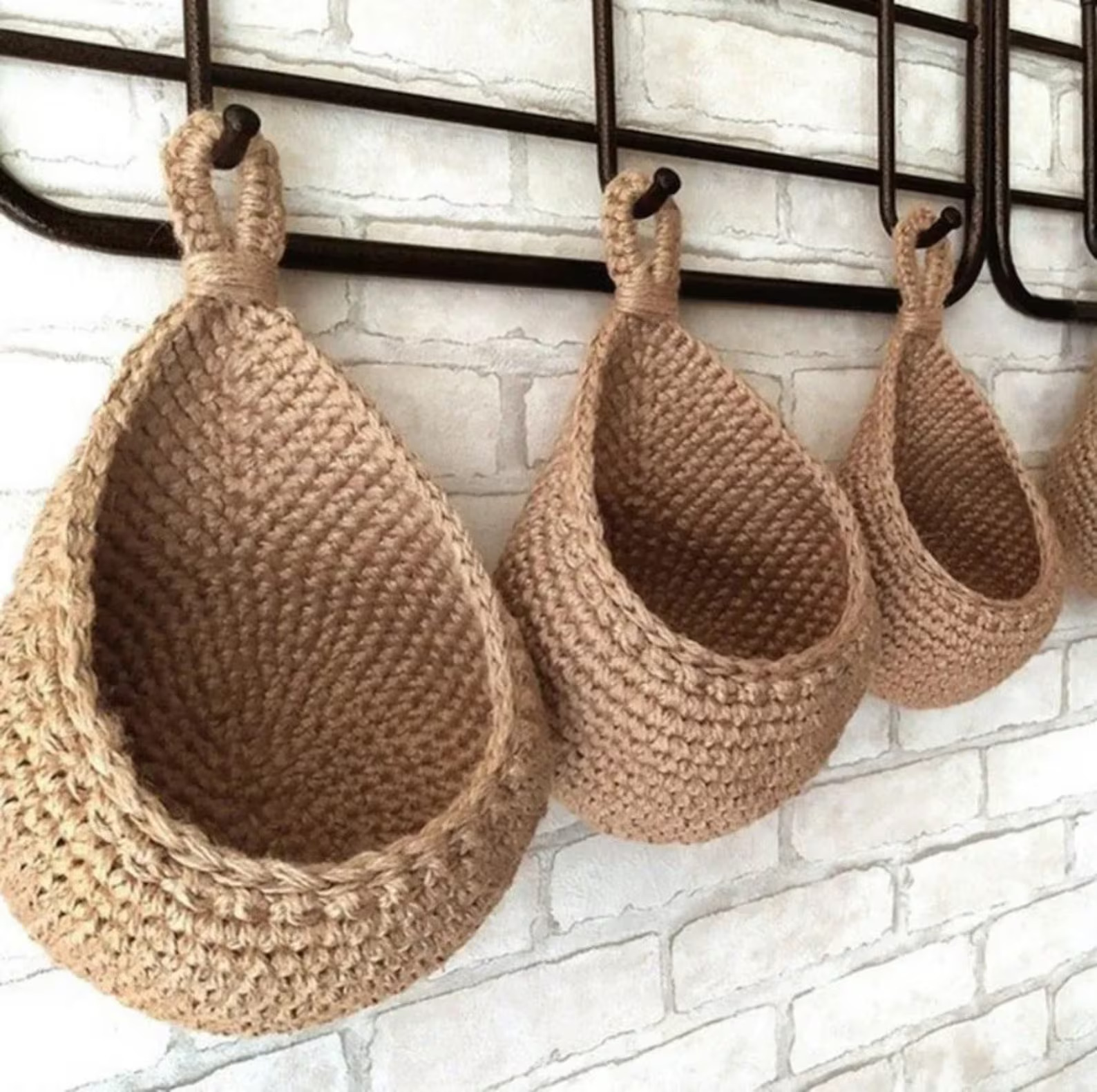 braided wall basket