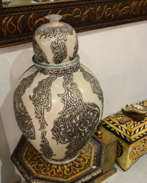Handmade Moroccan Ceramic Vase