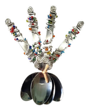Set of 4 Swirl Teaspoons