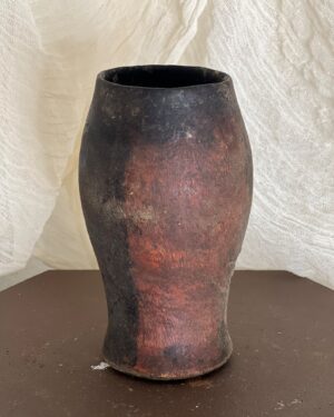 Vintage Iroko Vase