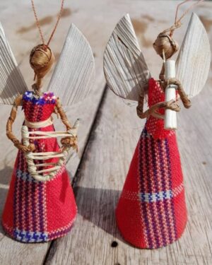 Hand-Crafted Kitenge Angel Hangers