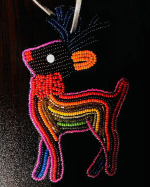 Beaded Reindeer Ornament