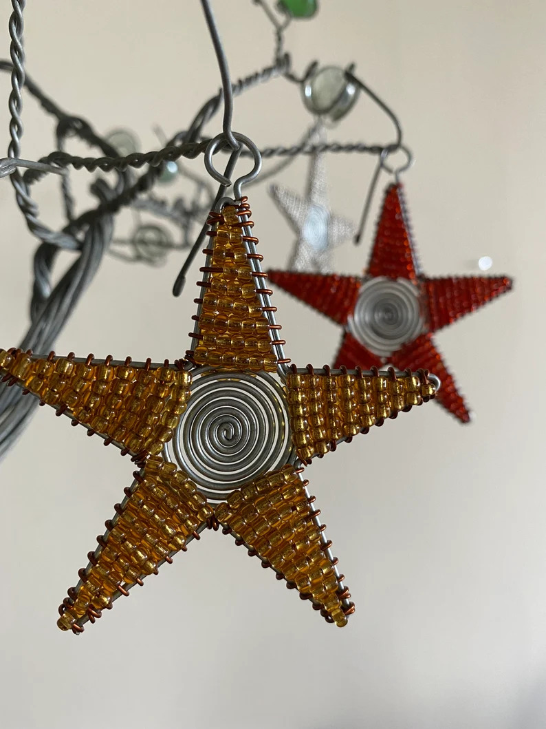 beaded star