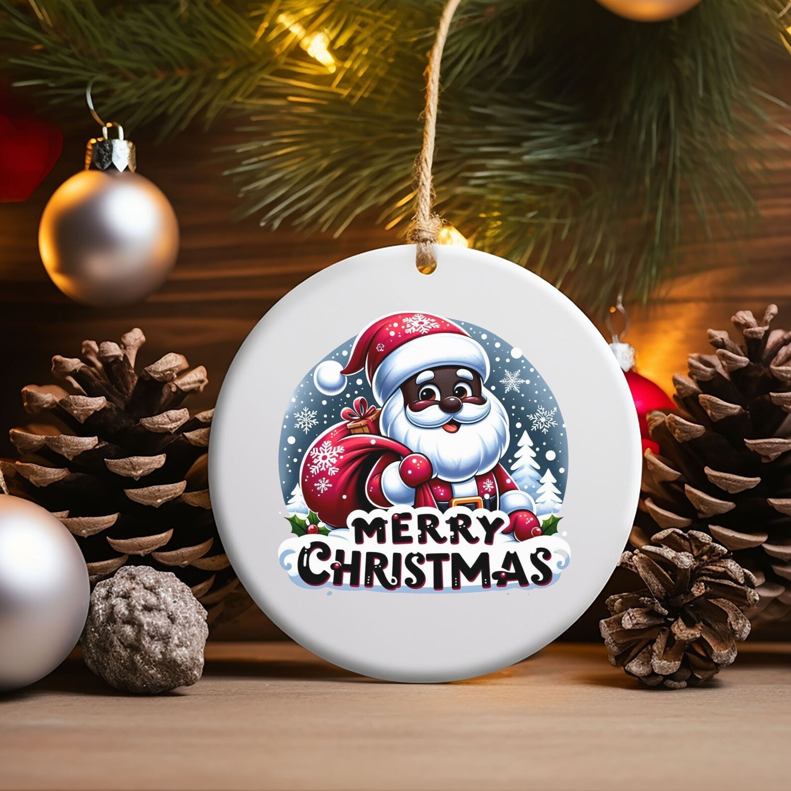 black santa