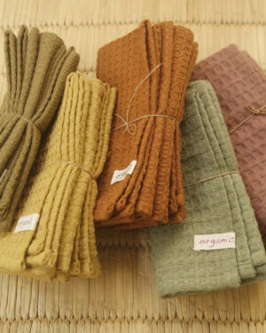 Organic Cotton Waffle Towels