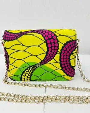 Traditional Ankara Print Messenger Bag