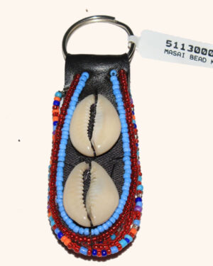 Ganda Mbili Beads Key Chain