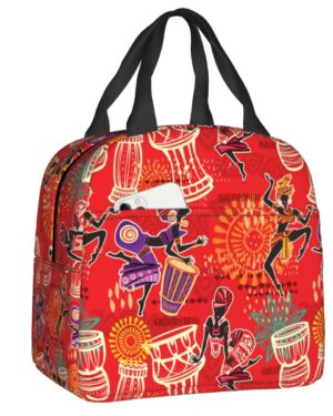 African Cooler Thermal Insulated Lunch Box for Kids School Children