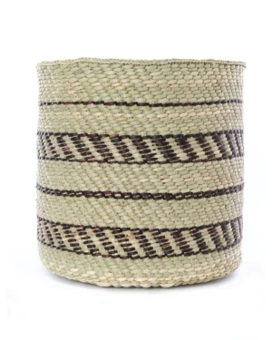 Black Accent Milulu ya Iringa Reed Baskets