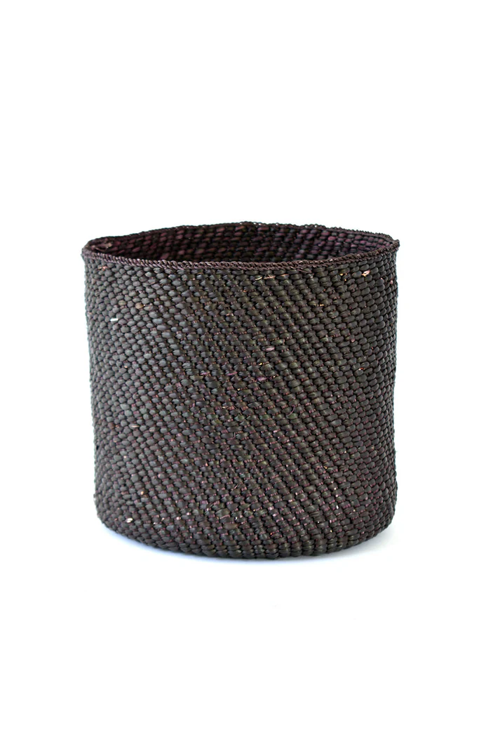 Charcoal Milulu ya Iringa Reed Baskets