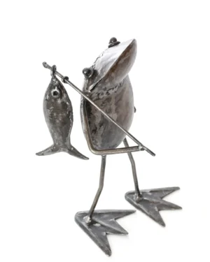 Chura Mvuvi Metal Sculpture