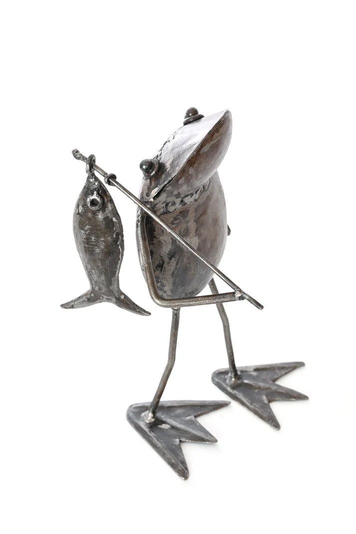 Chura Mvuvi Metal Sculpture 48