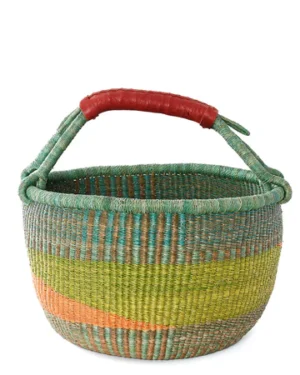 Citrus Elephant Grass Basket