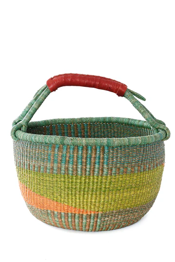 Citrus Elephant Grass Basket