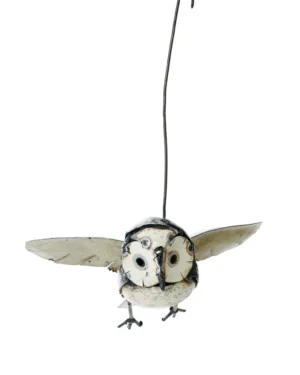 Flying Bundi Recycled Metal Sculpture