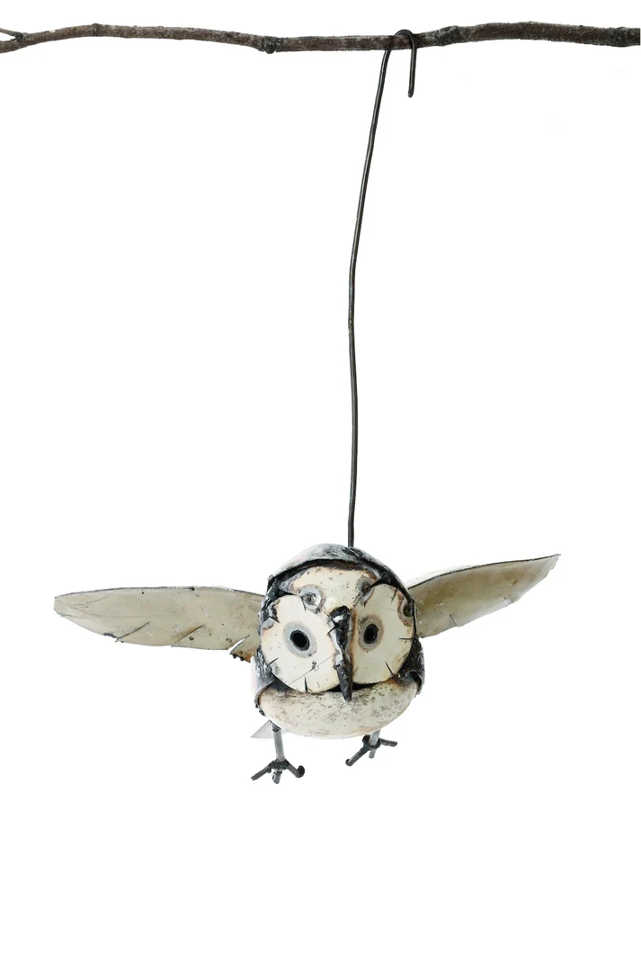 Flying Bundi Recycled Metal Sculpture 72