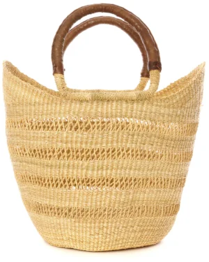 Goma Elephant Grass Tote Basket