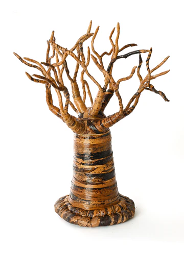 Handcrafted Banana Fiber Grand Mbuyu Sculpture