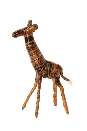 Handcrafted Banana Fiber Twiga Sculpture