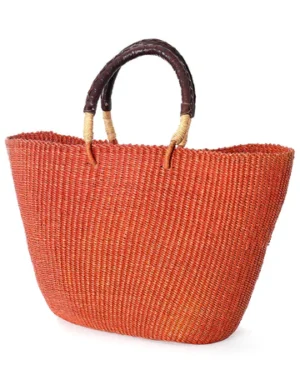Hudhurungi Elephant Grass Tote Basket