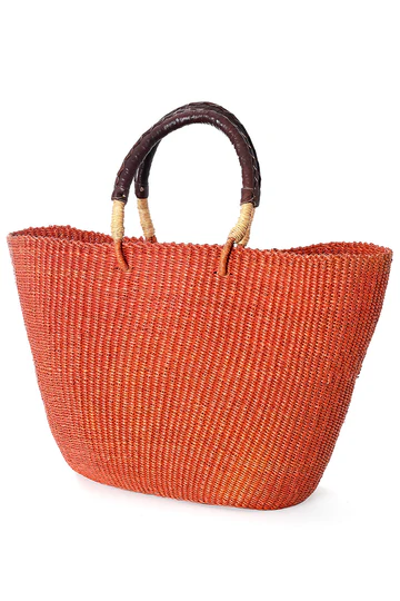 Hudhurungi Elephant Grass Tote Basket