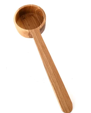 Olive Wood Flat Bottom Scoop