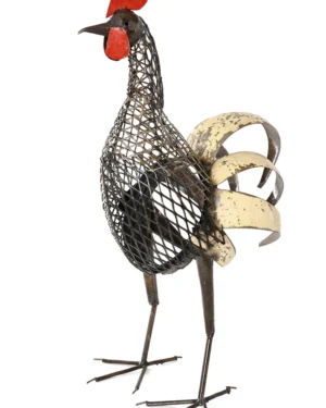 Jogoo Recycled Metal Sculpture