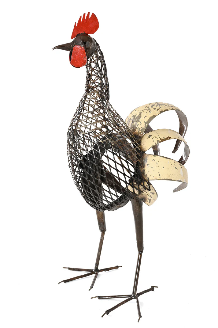 Jogoo Recycled Metal Sculpture 73