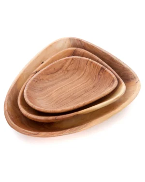 Olive Tree Petal Serving Trays