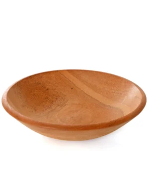 Medium-Sized Mahogany Serving Bowl