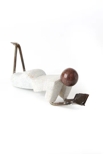 Msomi Stone & Metal Sculpture