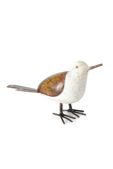 Ndege Yogi Stone & Metal Sculpture