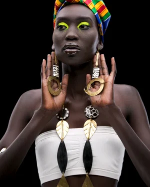 Kipeo African Dangling Earrings