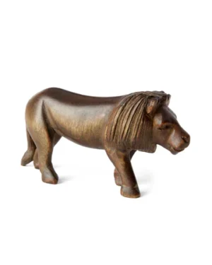 Simba Handcrafted Jacaranda Sculpture