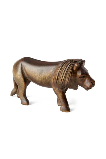 Simba Handcrafted Jacaranda Sculpture