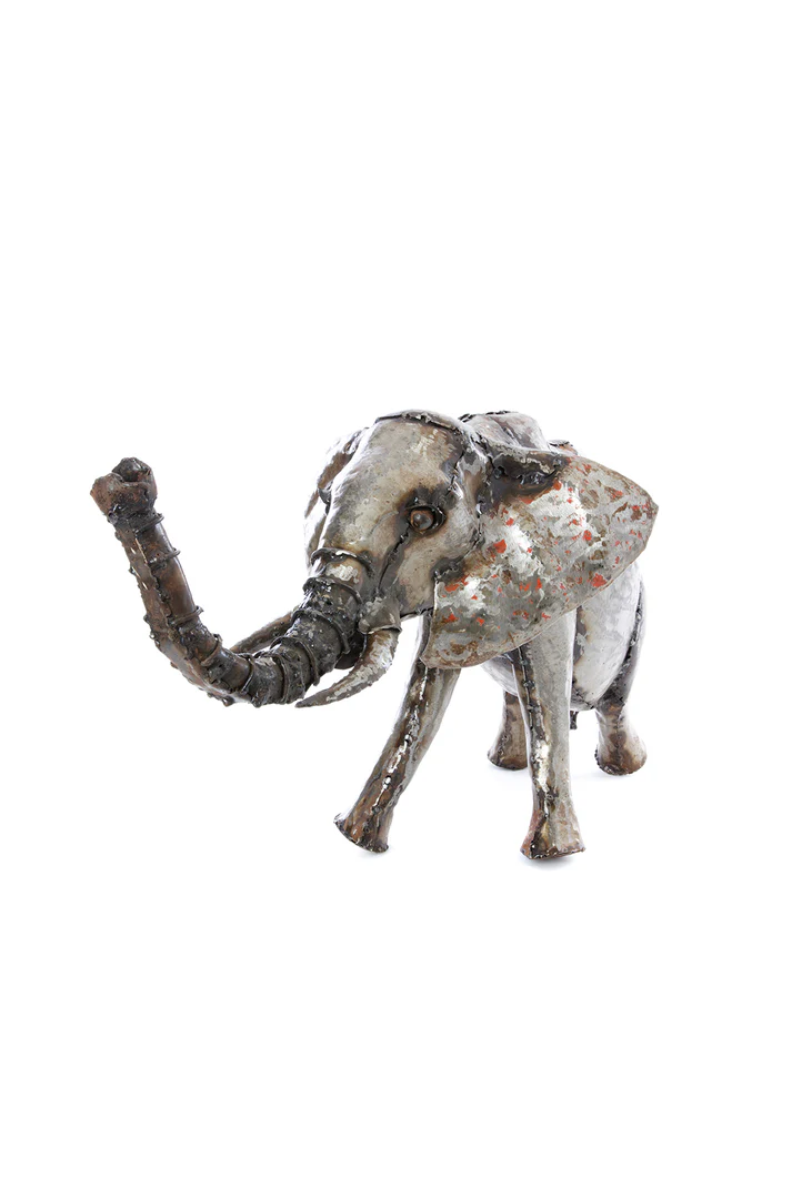Tembo Ngoma Metal Sculpture 48