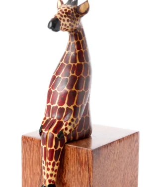 Twiga Handcrafted Jacaranda Sculpture