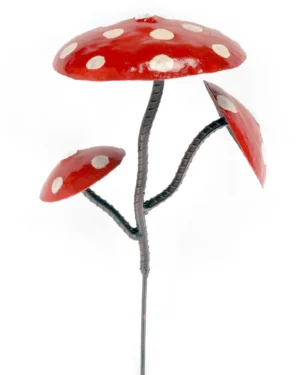 Uyoga Red Top Garden Stake