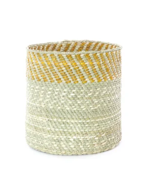 Yellow Top Milulu ya Iringa Reed Baskets