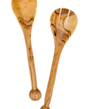 African Ball Handled Salad Servers