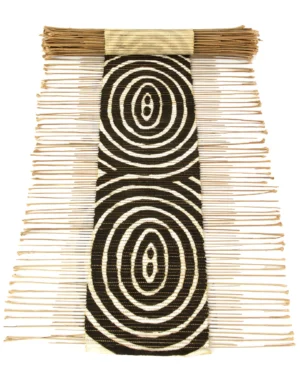 Mviringo Twig & Mudcloth Runner