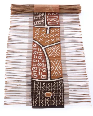 Ardhi Mudcloth & Twig Table Runner