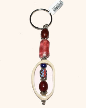 Handcrafted Stringed Beads Key Chain