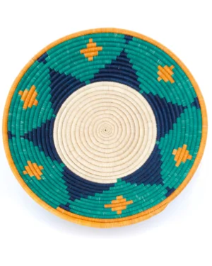 Ujani Hand-Woven Raffia Basket